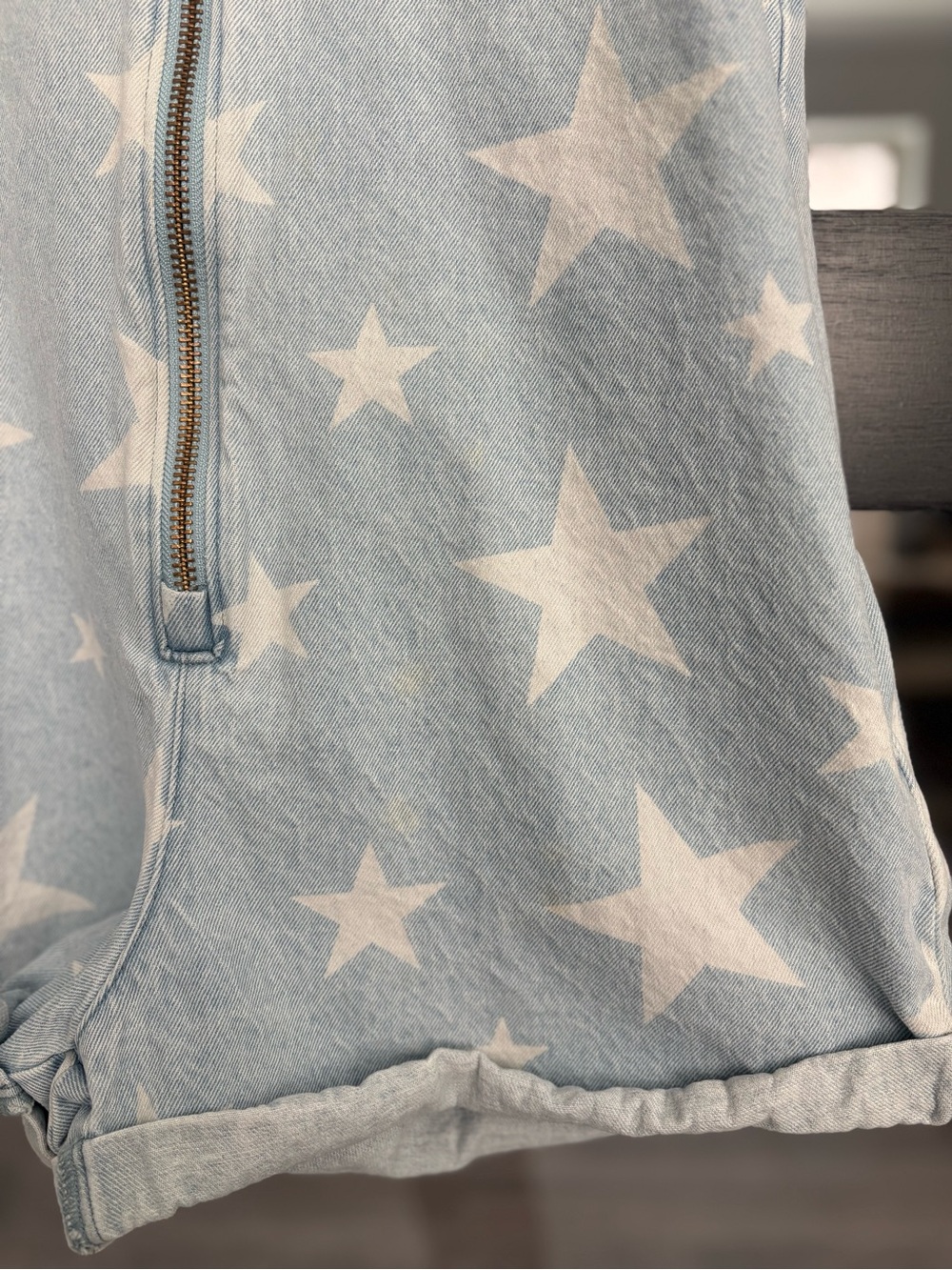 Show Me Your Mumu Reno Romper You’re A Star Revolve Denim Patriotic Summer M #4 - Picture 6 of 13